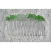 Gorgeous Shades of Genuine Green and Aqua Hair Comb