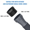 NiHome Expandable Flexible 1 1/2" or 1 1/4" P-Trap Pipe