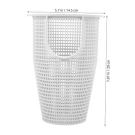 VICASKY Durable Pool Skimmer Basket Replacement Easy Install Pool Filter Baskets Sturdy Construction for Use Lightweight and Portable Design