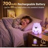 Squishy Night Light for Kids,9 Colors Baby Nursery Rechargeable Table