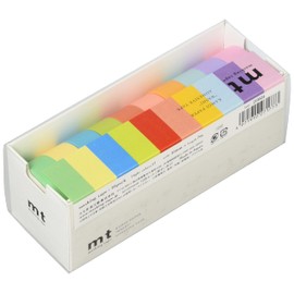 Kamoi Paper Processors mt MT10P003R Masking Tape, 0.6 inches x 23.4 ft (15 mm x 7 m), Count: 10 rolls, Bright Color Set 2