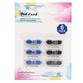 VIKDOOK Paper Cutter Replacement Blade for Cricut Portable Trimer 12” 13” Roller Holder Cutter Replace Cutting Scoring Blade for Cricut Timmer (4 Pack-2 Cutting and 2 Scoring Blades)