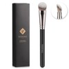 TEOYALL Angled Concealer Brush, Synthetic Contour Brush for Blending Setting