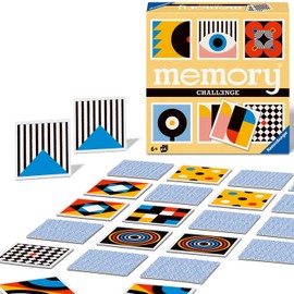 Ravensburger Challenge Memory® 22462 - Crazy Patterns - The World-Renowned Memory Game with 32 Pairs of Cards for 2 to 8 People from 6 Years