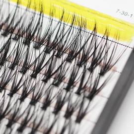 Vayator 10+12mm Mixed 12+14mm Mixed Tray Mink Eyelash Extension Natural 3D Russian Volume Faux Eyelashes Individual 20D Cluster Lashes Makeup (16mm+18mm Mixed)