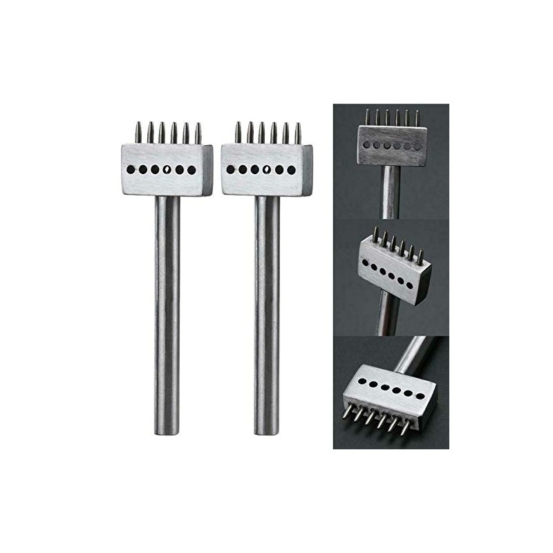 POWERTOOL Hole Punch Tools, 1PC Stitching Punching Diamond 2 Prong