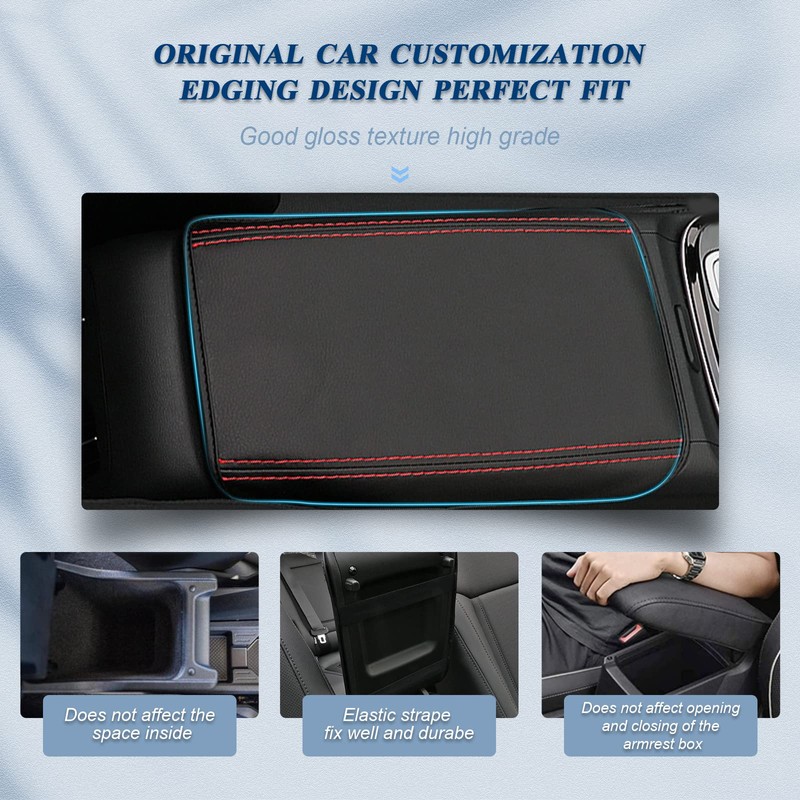 BIBIBO Armrest Cover Compatible with Hyundai Tucson NX4 2021-2024 (Automatic