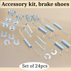 AERZETIX - C75192 - Accessory Kit, Parking Brake Shoes - Compatible with Mitsubishi, Nissan