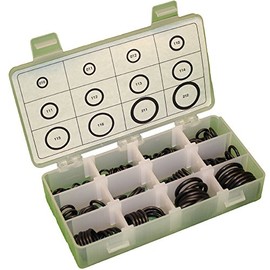 Viton O-Ring Kit, Brown, Viton, 75A Durometer, 12-Sizes (Pack of 200 Pieces)