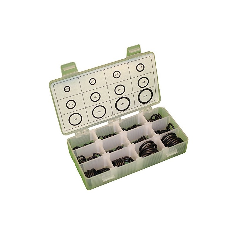 Viton O-Ring Kit, Brown, Viton, 75A Durometer, 12-Sizes (Pack of