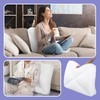 HOMBYS Shredded Foam Couch Back Cushions Replacement, Stuffing Fill Removable