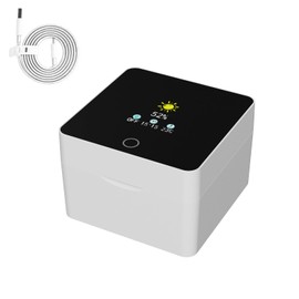 OTC Hearing Aids Dryer & Dehumidifier, Electric Cleaning Accessory, Lithium Battery Powered, Portable & Compact,Type-C Charging Port, Direct Drying Solution (White Cable)