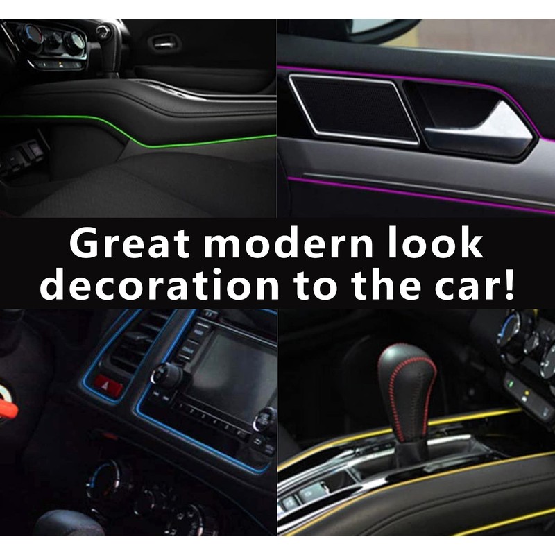 16Ft (5m) Gap Trim Strip for Car Interior Decorative Molding