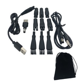 Cargador de 5 V para cortadoras de pelo eléctricas, afeitadoras, recortadoras de barba, instrumentos de belleza, purificadores, lámparas de mesa, y cable de alimentación HQ8505, piezas de repuesto para cepillo de afeitar