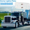 motoparty Dome Lights Plate fits for Peterbilt 379 389, Mirror
