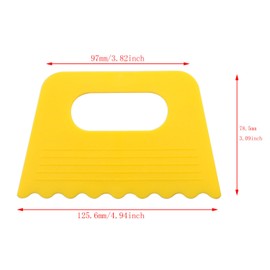 DGBRSM 8PCS Plaster Art Texture Tool Set Crafts Paint Scraper Graffiti Oil Painting Sketching Plastic Art Early Learning Toys Putty Scraper For Graffiti Artist Wallpaper Painting