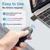 CLIKBUTM (4 Units) Wireless Presentation Clicker for PowerPoint, Wireless Presenter