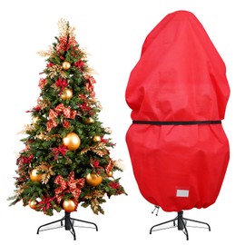 Christmas Tree Storage Bag，Xmas Tree Bag with Durable Drawstring & Zippers,Christmas Tree Transport Case for up to 4FT Christmas Trees
