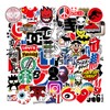 Sticker Set, 100 Pieces, Waterproof, Brand Stickers, Suitable for Suitcases,