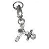 Charm Key Chain Ring, Women's Purse or Necklace Charm, Comes