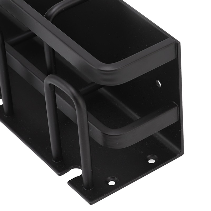 Toothbrush Holder Space Aluminum Rust Prevention Black Toothbrush Storage Rack