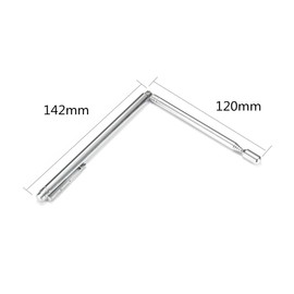 MASUNN 2 Pcs Brass Sliver Dowsing Divining Rods Water Witching Lost Objects