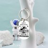 AOBIURV Dad's Keychain, Funny Daddysaurus Design, Stainless Steel Keychain for