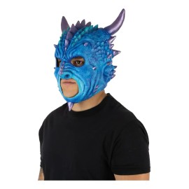Máscara de Látex Luchador Drago Multicolor para Adultos Ghoulish Productions