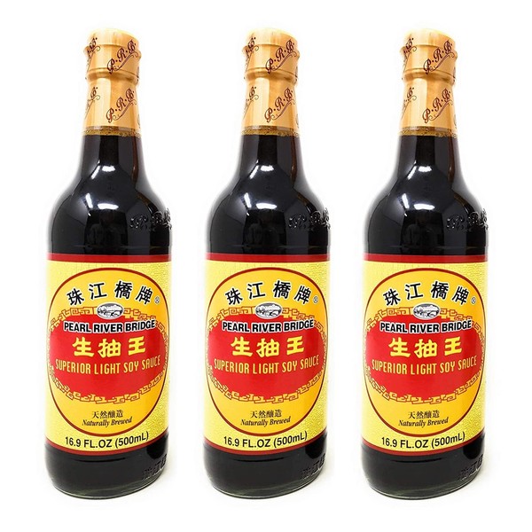 Pearl River Bridge Golden Label Superior Light Soy Sauce, Plastic