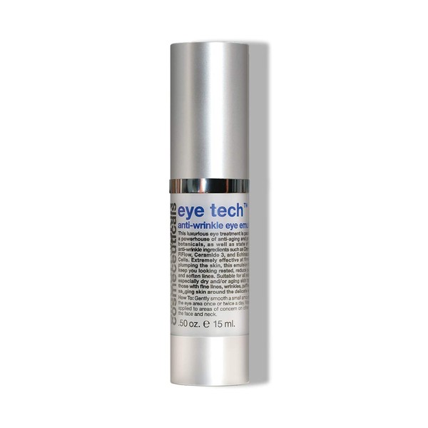 Sircuit Skin EYE TECH Anti-Wrinkle Eye Emulsion - Moisturizing Eye Treatment with Borage Oil, Echinacea Stem Cells, and Ceramide 3 - Daily Eye Moisturizer Promotes Appearance of Youthful Skin (0.5 oz)