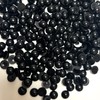 600PCS Black Flat Backed Pearls, 10mm Round Half Flatback Pearls