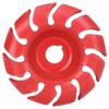 3.5in 12 Tooth Polishing Disc Red Wheel Woodworking Engraving Tool
