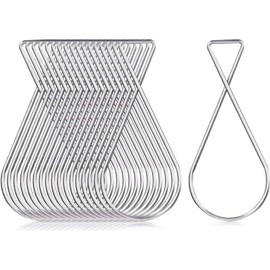 Clip Strip 100 Pack Drop Ceiling Hanger Hook Clips, T-bar Steel Hooks for Suspended Ceiling Tile Grid, Ceiling Clips for Hanging Signs Corp.