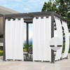 Easy-Going Outdoor Curtains Waterproof Windproof Weatherproof Curtain for Patio, Cabana,