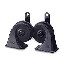 German Hella 051206 Midnight Black Twin Tone Horn Set