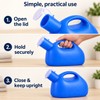 Portable Male Urinal Bottle – 2000mL with Lid and Handle