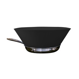 Frywall 11" (Medium-Large) - Ultimate Splatter Protection without Compromises (Black)