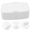 Kichvoe Wipes Dispenser Wipe Holder with Lid, Wet and Dry