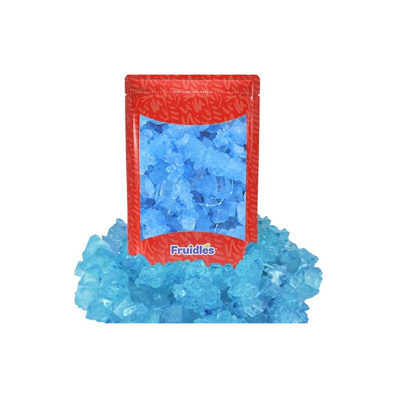 Fruidles Blue Raspberry String Rock Sugar For Tea and Coffee,