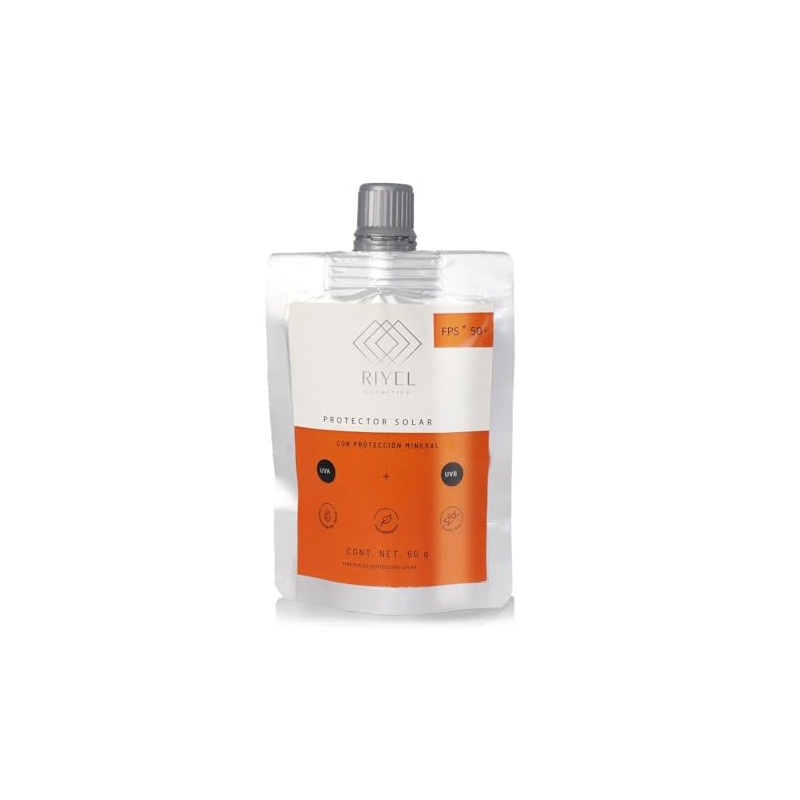 RIYEL BLOQUEADOR SOLAR 50+ FILTROS MINERALES 60 G.
