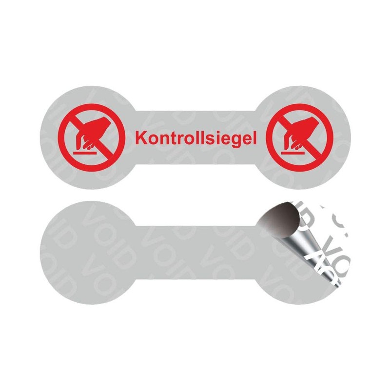 VOID Security Labels "Check Seal with Logo" on Roll -