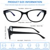 COJWIS 5 Pack Reading Glasses for Women Men Blue Light