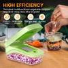 17-in-1 Vegetable Chopper, Multifunctional Veggie Chopper Dicer, Vegetable Cutter with