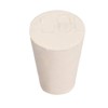 uxcell White Tapered Shaped Solid Rubber Stopper for Lab Tube