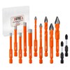 BGTEC Diamond Drill Bit Set 12PCS - 5MM+6MM*2+8MM+10MM Tile Bits