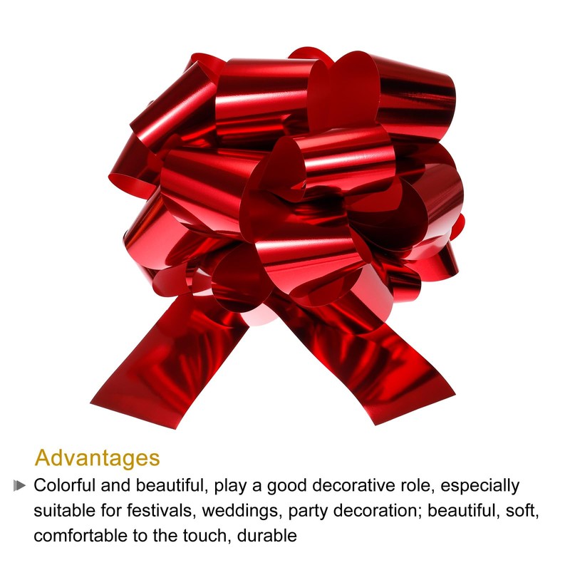 sourcing map 12 Inch Car Extra Giant Large Pull Bow