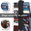 2 Pack Tie Rack for Closet, Premium Wooden Necktie Organizer