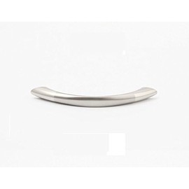 E Ebeta 10 Bar Handles, Furniture Handles, Railing Handles, Arch Handles, 128 mm Borehole Spacing, Cupboard Handles, Brushed Stainless Steel