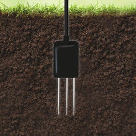 UbiBot RS485 Soil Temperature and Moisture Sensor, Stainless Soil Probe for Greenhouse,Garden,Lawn,Farm,Soil Temperature Humidity Tester (USB Connector, for WS1-Pro only)