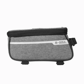 B-SOUL Bicycle Top Tube Phone Bag, Grey